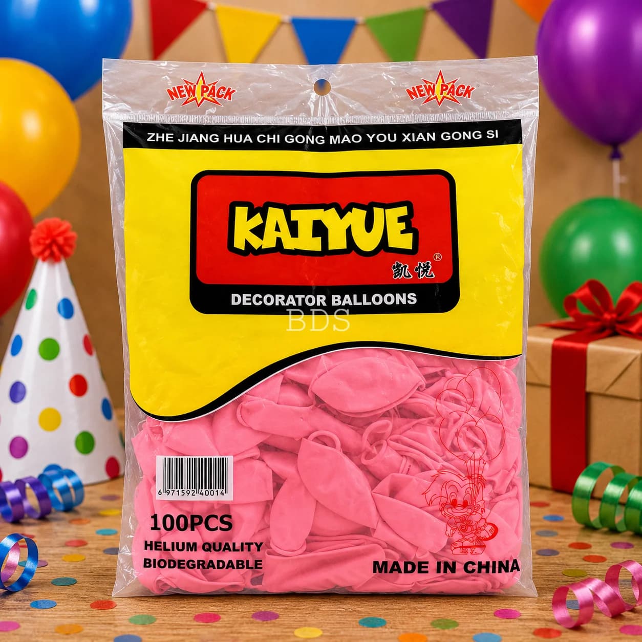 Kaiyue Pink Decorator Latex Balloons - 100 Pack